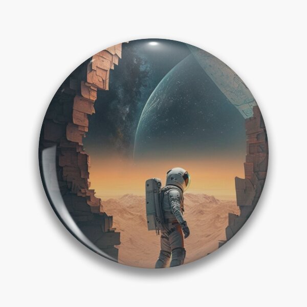 Item preview, A lone astronaut explores a deserted planet designed and sold by WhiteWolfe0127.