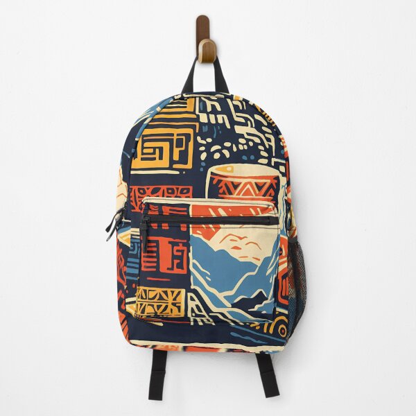 Item preview, “Machu Picchu Mosaic: Vibrant Incan and Peruvian Muralism” designed and sold by Art-Vortex-fr.