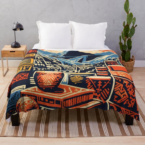 Item preview, “Machu Picchu Mosaic: Vibrant Incan and Peruvian Muralism” designed and sold by Art-Vortex-fr.