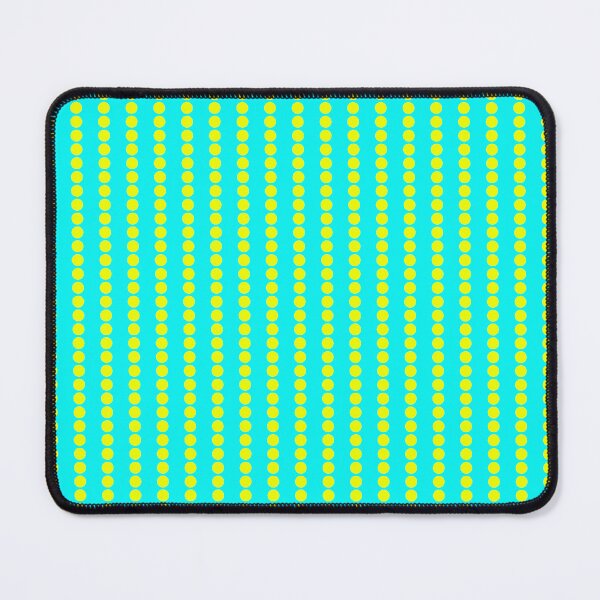 Item preview, Teal and Yellow Geometric Dot Stripes Pattern: Mixed Print Magic designed and sold by Rebecca Turk.