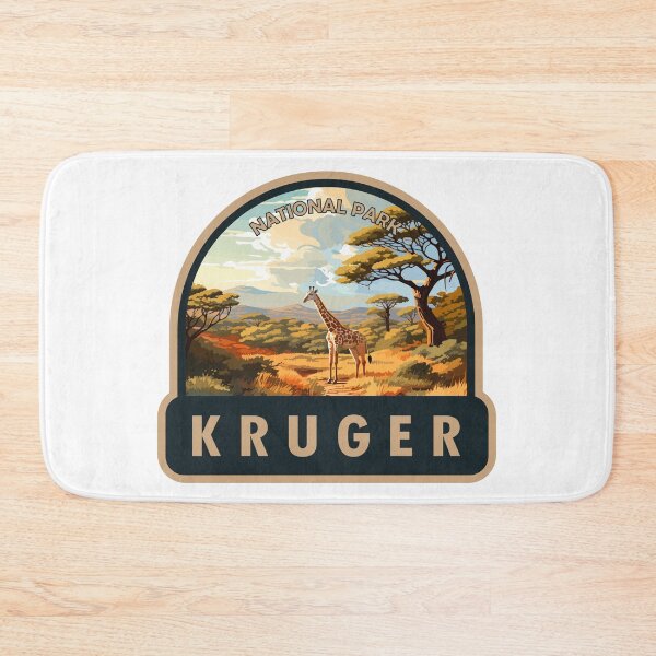 Item preview, Kruger National Park South Africa Giraffe Travel Art designed and sold by KrisSidDesigns.