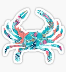 Maryland Crab Lilly Pulitzer Sticker