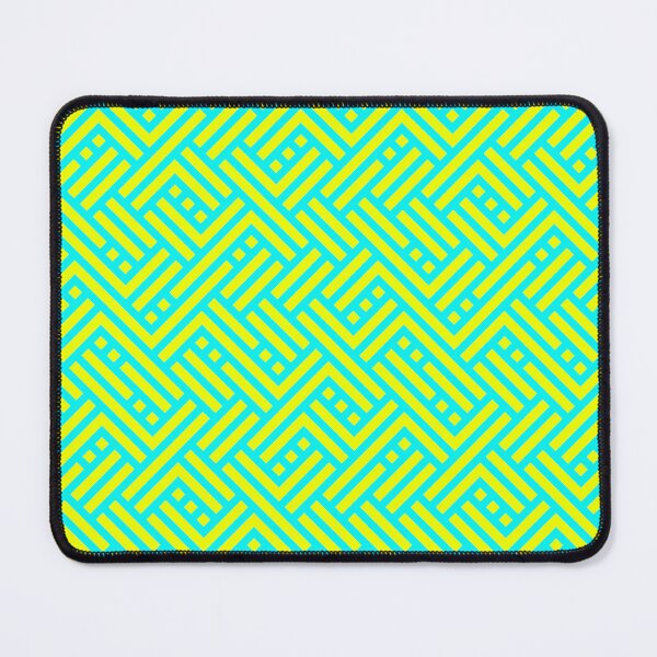 Item preview, Teal and Yellow Geometric Pattern 2: Mixed Print Magic designed and sold by Rebecca Turk.