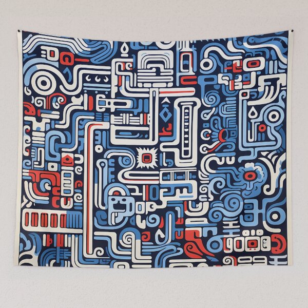 Item preview, “Machu Picchu Mosaic: Vibrant Incan and Peruvian Muralism” designed and sold by Art-Vortex-fr.