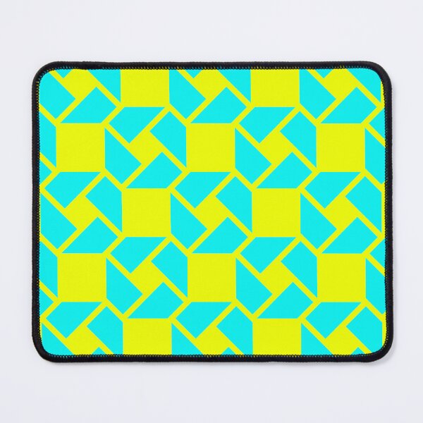Item preview, Teal and Yellow Geometric Circle Pattern: Mixed Print Magic designed and sold by Rebecca Turk.