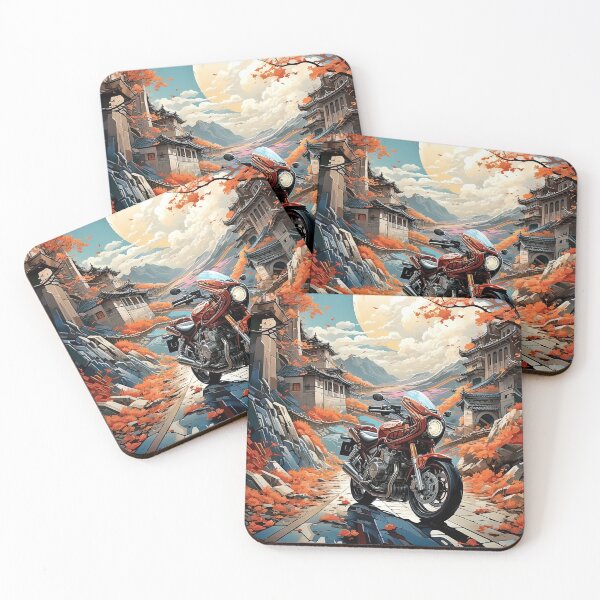 Item preview, Autumn ride in China - motorcycle - full moon designed and sold by iguananick.