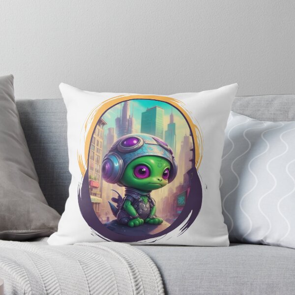 Item preview, Embrace Friendship with 'Otherworldly Buddy' - Heartwarming Alien and Human Artwork! designed and sold by zax454.
