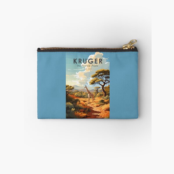 Item preview, Kruger National Park South Africa Giraffe Travel Art Vintage designed and sold by KrisSidDesigns.
