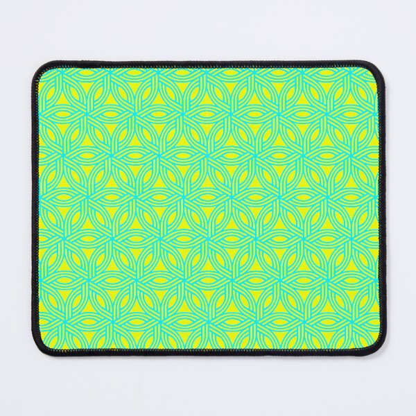 Item preview, Teal and Yellow Geometric Floral Pattern: Mixed Print Magic designed and sold by Rebecca Turk.