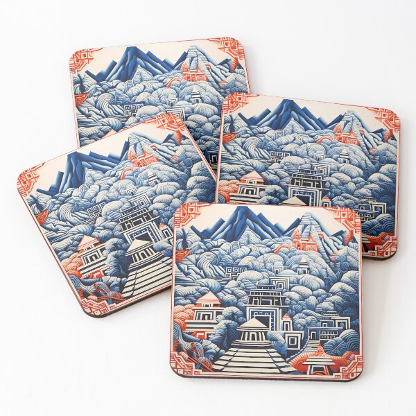 Item preview, “Machu Picchu Mosaic: Vibrant Incan and Peruvian Muralism” designed and sold by Art-Vortex-fr.