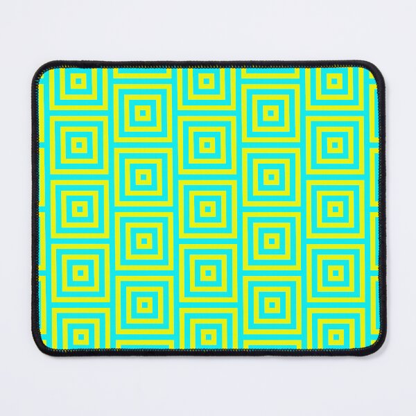 Item preview, Teal and Yellow Geometric Square Pattern: Mixed Print Magic designed and sold by Rebecca Turk.
