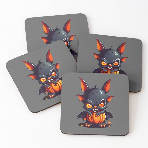 Item preview, Pumpkin Tummy Halloween Bat designed and sold by BloomCatB.