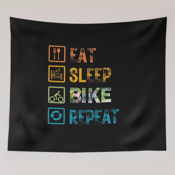Item preview, Eat Sleep Bike Repeat designed and sold by netfires.