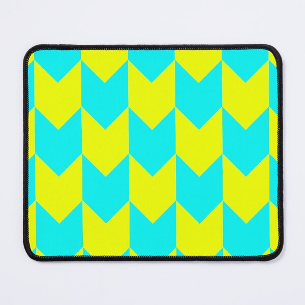 Item preview, Teal and Yellow Geometric Chevrons Pattern: Mixed Print Magic designed and sold by Rebecca Turk.