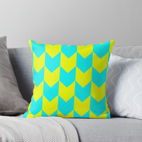 Item preview, Teal and Yellow Geometric Chevrons Pattern: Mixed Print Magic designed and sold by Rebecca Turk.