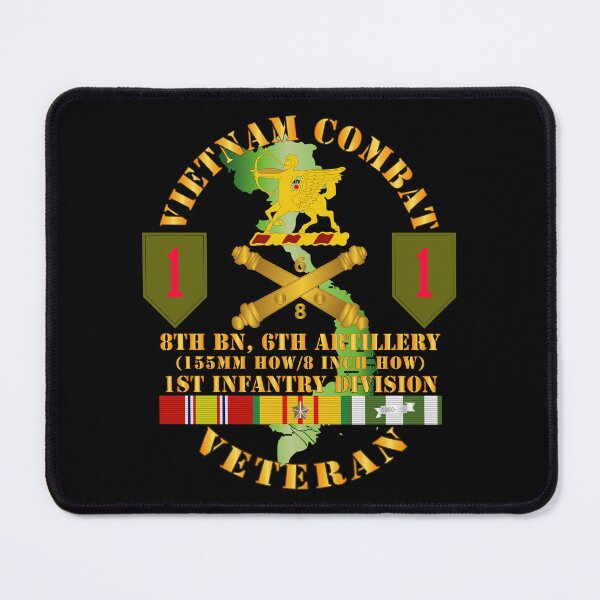Item preview, Army - Vietnam Combat Vet - 8th Bn 6th Artillery - 1st Inf Div SSI designed and sold by Military Insignia Products.