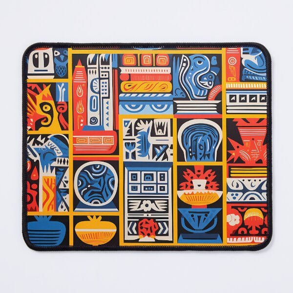 Item preview, “Machu Picchu Mosaic: Vibrant Incan and Peruvian Muralism” designed and sold by Art-Vortex-fr.