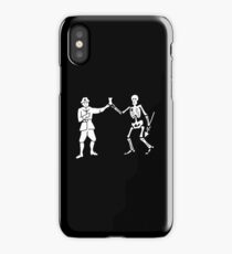 Black Bart Pirate Flag iPhone Case