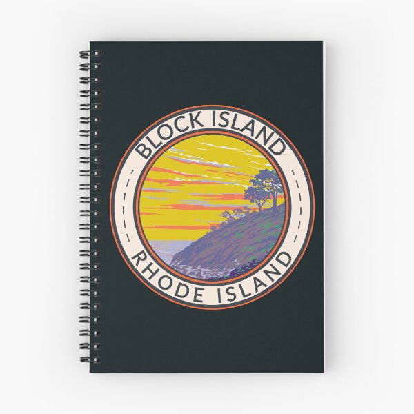 Item preview, Block Island Rhode Island Travel Art Badge designed and sold by KrisSidDesigns.