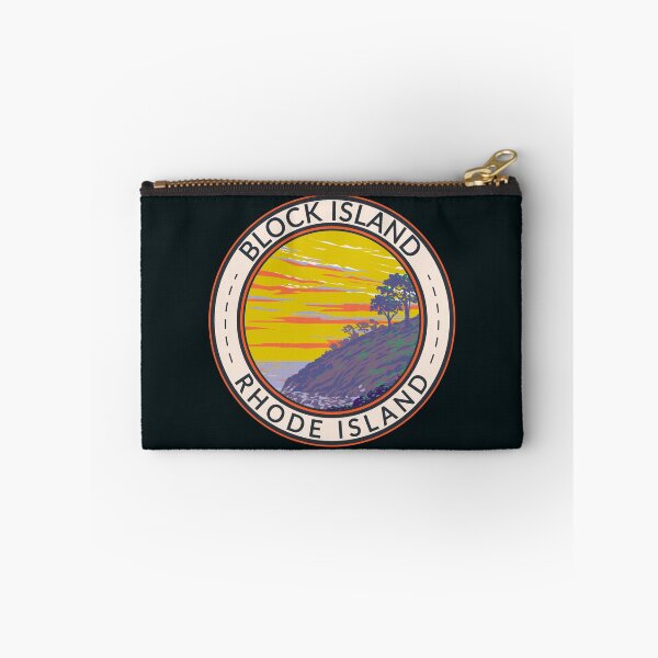 Item preview, Block Island Rhode Island Travel Art Badge designed and sold by KrisSidDesigns.