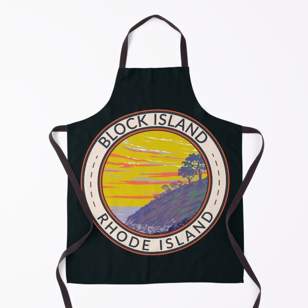 Item preview, Block Island Rhode Island Travel Art Badge designed and sold by KrisSidDesigns.
