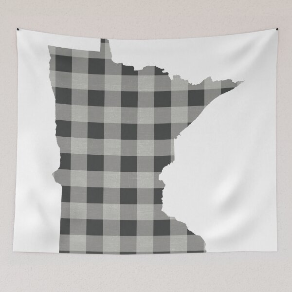 Item preview, Minnesota Plaid in Gray designed and sold by Maren Misner.