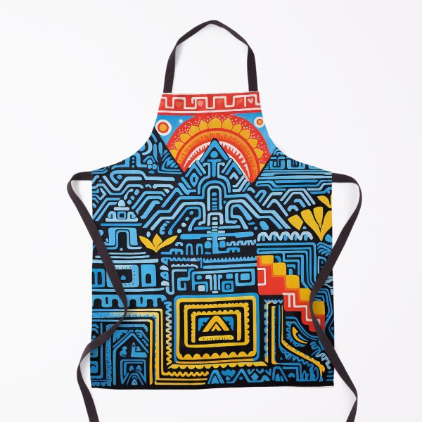 Item preview, “Machu Picchu Mosaic: Vibrant Incan and Peruvian Muralism” designed and sold by Art-Vortex-fr.
