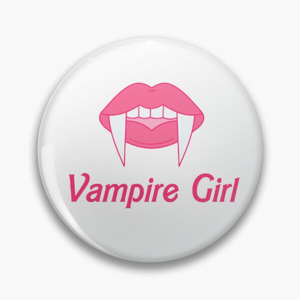 Item preview, Vampire Girl Teeth Pink Mouth designed and sold by ArtByteShop.
