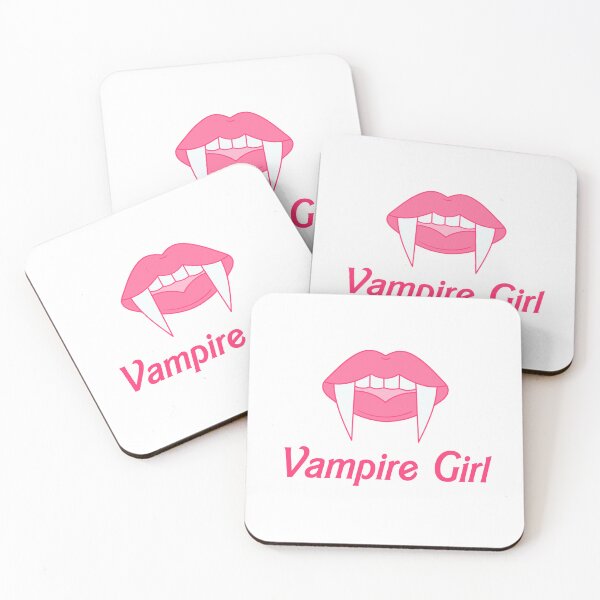 Item preview, Vampire Girl Teeth Pink Mouth designed and sold by ArtByteShop.
