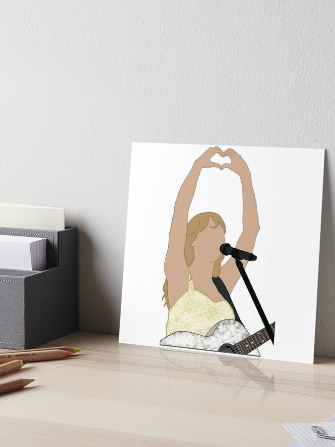 taylor swift hand heart 13 , an art print by Matthew VincentMancuso - INPRNT