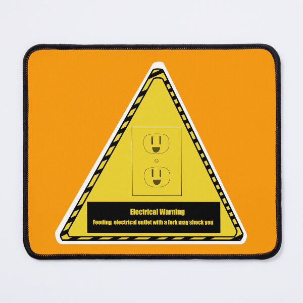 Item preview, Fork outlet warning  designed and sold by MiishaRed.