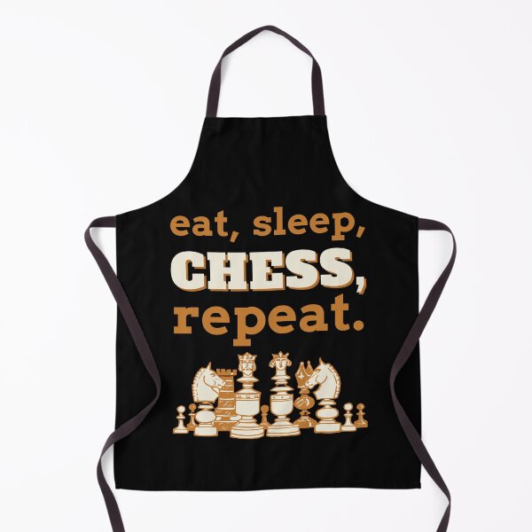 Item preview, eat sleep chess repeat designed and sold by harshini2art.
