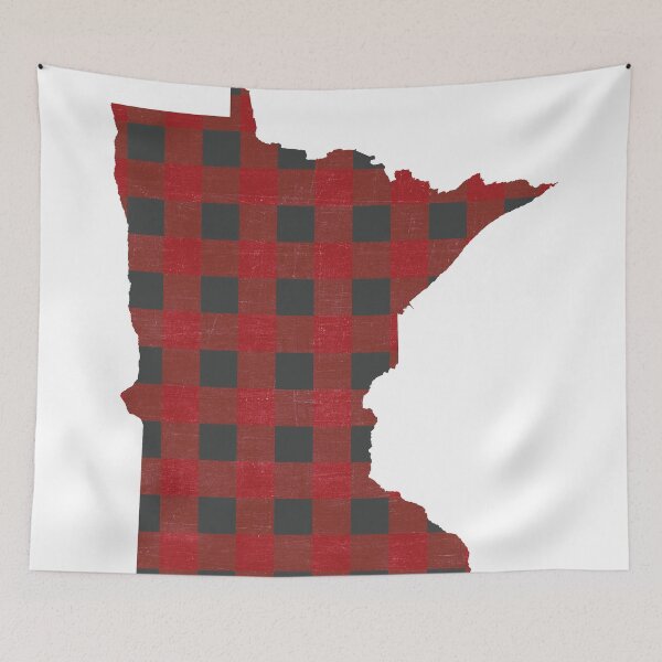 Item preview, Minnesota Plaid in Red designed and sold by Maren Misner.