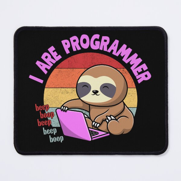 Item preview, I are programmer, I are cute sloth designed and sold by CleanDecor.
