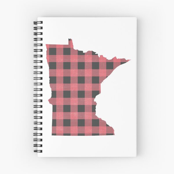 Item preview, Minnesota Plaid in Coral designed and sold by Maren Misner.