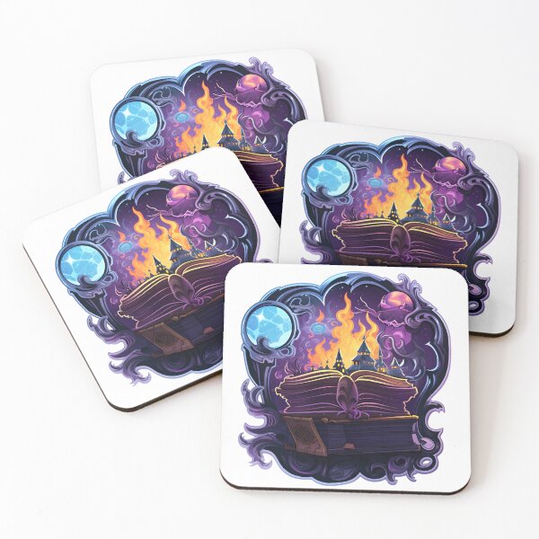 Item preview, Wizard's Spellbook - Mystical Incantations Sticker/Magnet designed and sold by ColorStudioArt.