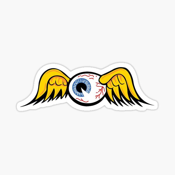 Item preview, Cartoon Eyeball with Wings designed and sold by PIXEL POP DESIGNS - Beyond the Norm!.