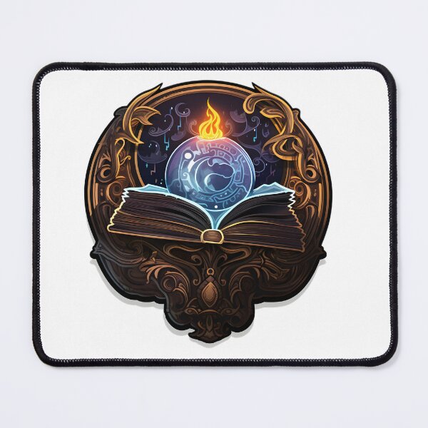 Item preview, Wizard's Spellbook - Mystical Incantations Sticker/Magnet designed and sold by ColorStudioArt.