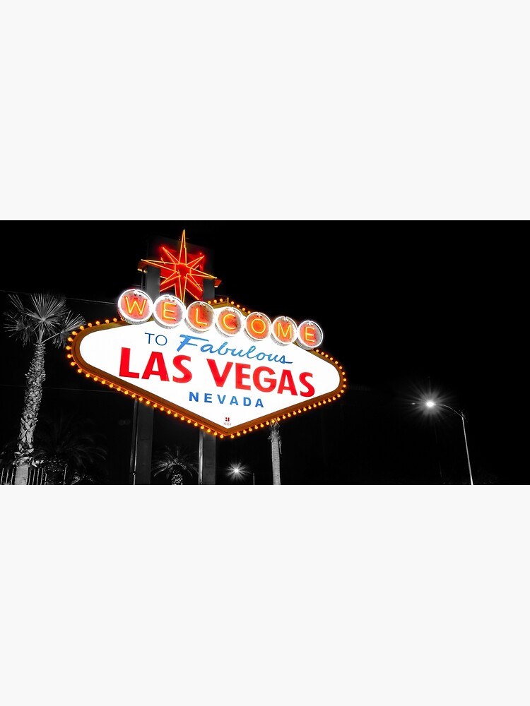 Las Vegas Canvas Print Night City Wall Art Panoramic Las Vegas 