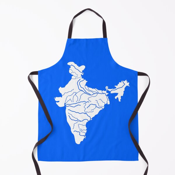 Item preview, India High Quality River Map designed and sold by SFFStore.