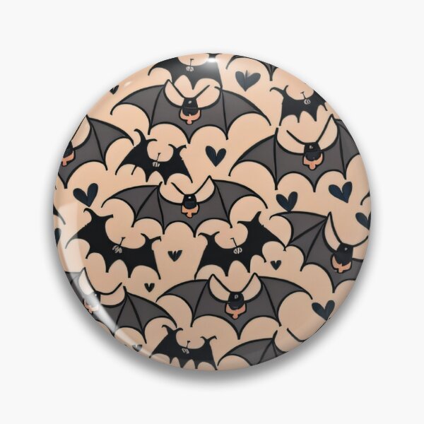 Item preview, Flying Bats Halloween Print Pattern Goth Emo designed and sold by CoffeeIsATrip.