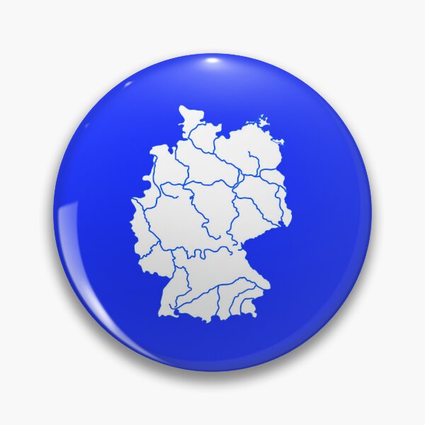Item preview, Germany River Map designed and sold by SFFStore.