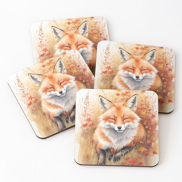 Item preview, autumn fox designed and sold by ZenStickConcept.