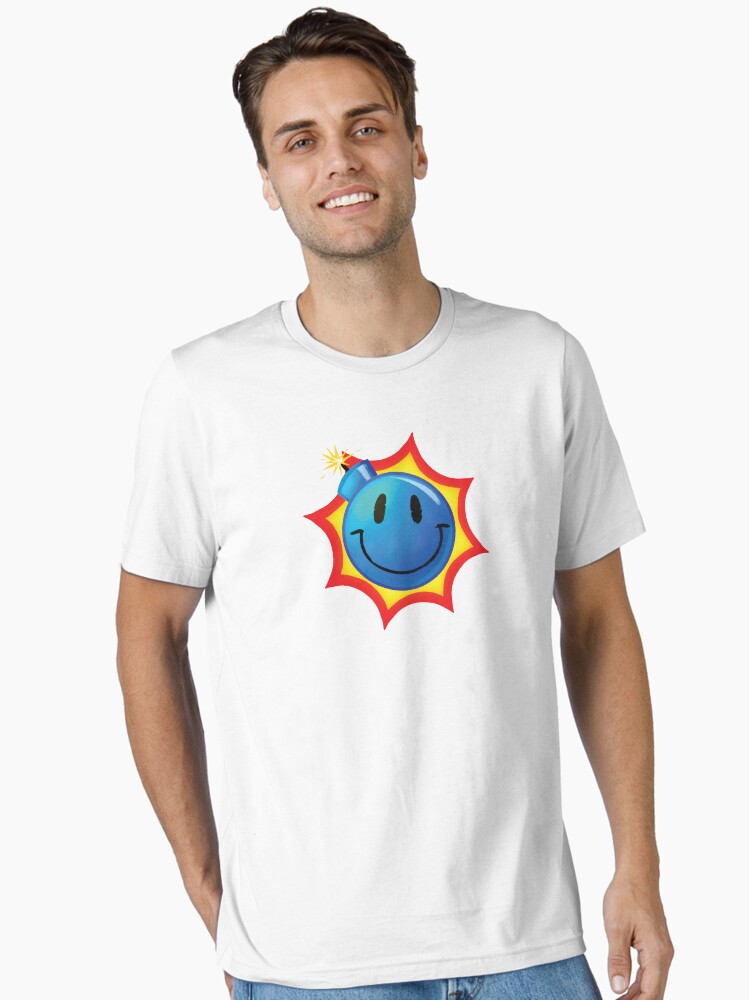 Thumbnail 2 of 7, Essential T-Shirt, Smileybomb designed and sold by GetGianni.