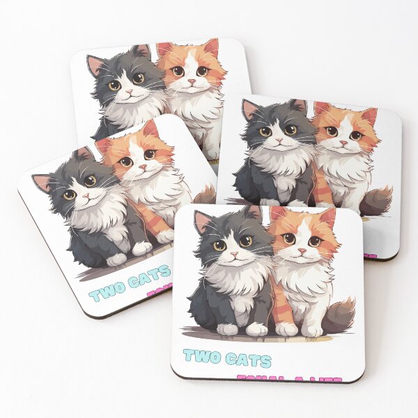 Item preview, Two cats equal a life designed and sold by Midoeiz.
