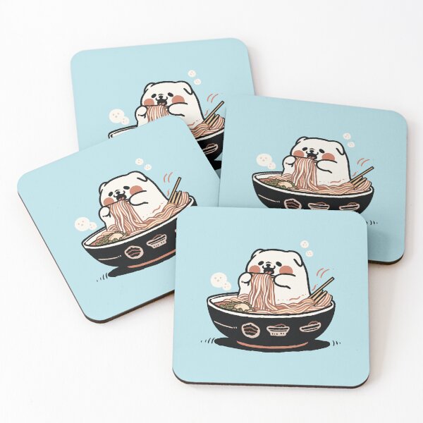 Item preview, Corgi Eating Ramen Noodles designed and sold by DioSo.