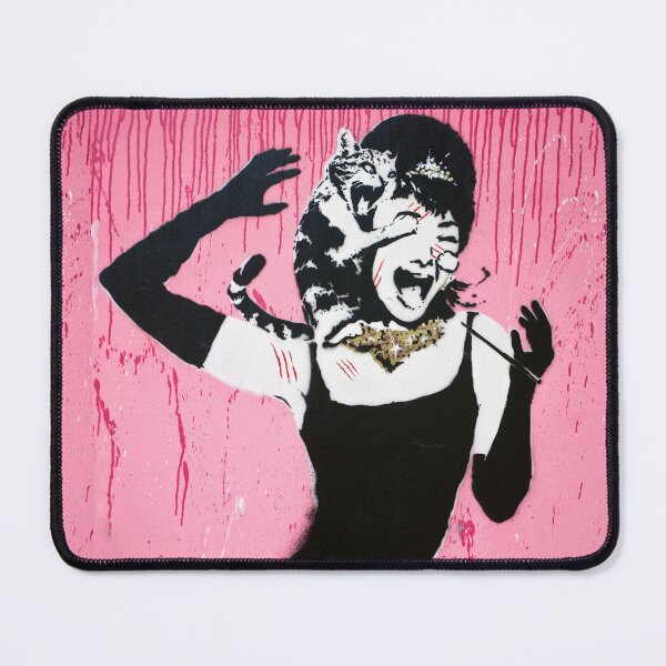 Item preview, Holly and Cat - Audrey Hepburn | Banksy Graffiti Mural designed and sold by WE-ARE-BANKSY.