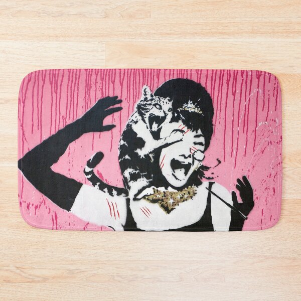 Item preview, Holly and Cat - Audrey Hepburn | Banksy Graffiti Mural designed and sold by WE-ARE-BANKSY.
