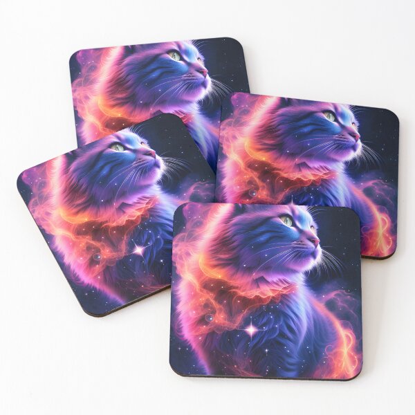 Item preview, Cosmic cat designed and sold by ColouryourlifeBE.