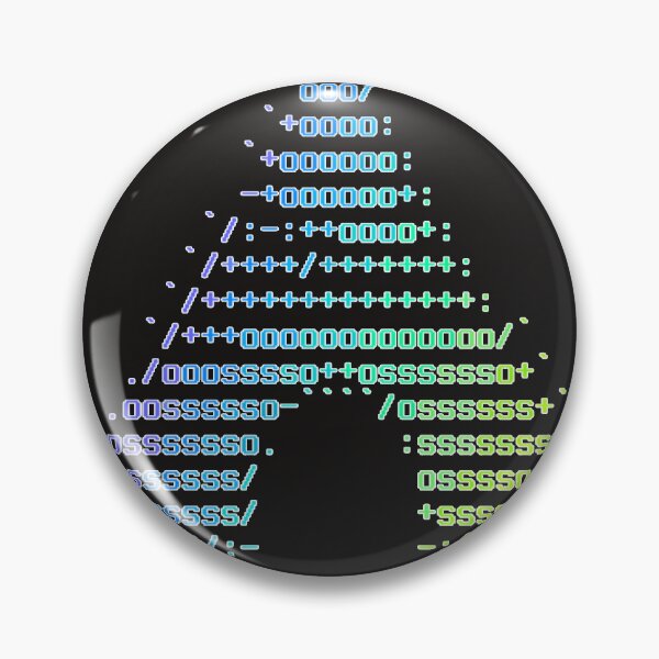 Item preview, Arch-Linux-Rainbow-ASCII-Logo-- designed and sold by AbielCushman.